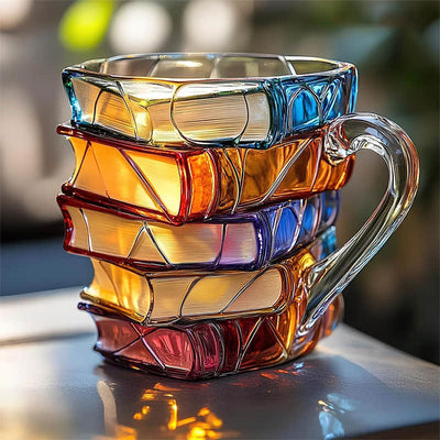 Mug 3D fait main « Bonheur de lecture » ​​- Original