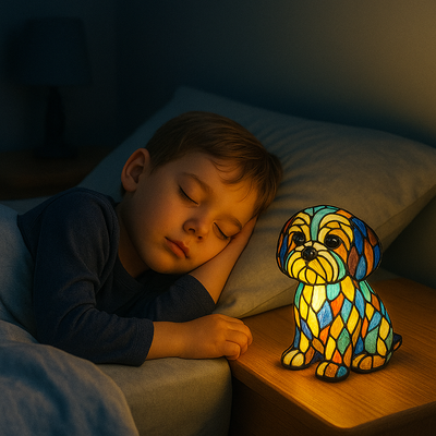 GlowDog - une lampe artisanale qui fait briller les cœurs