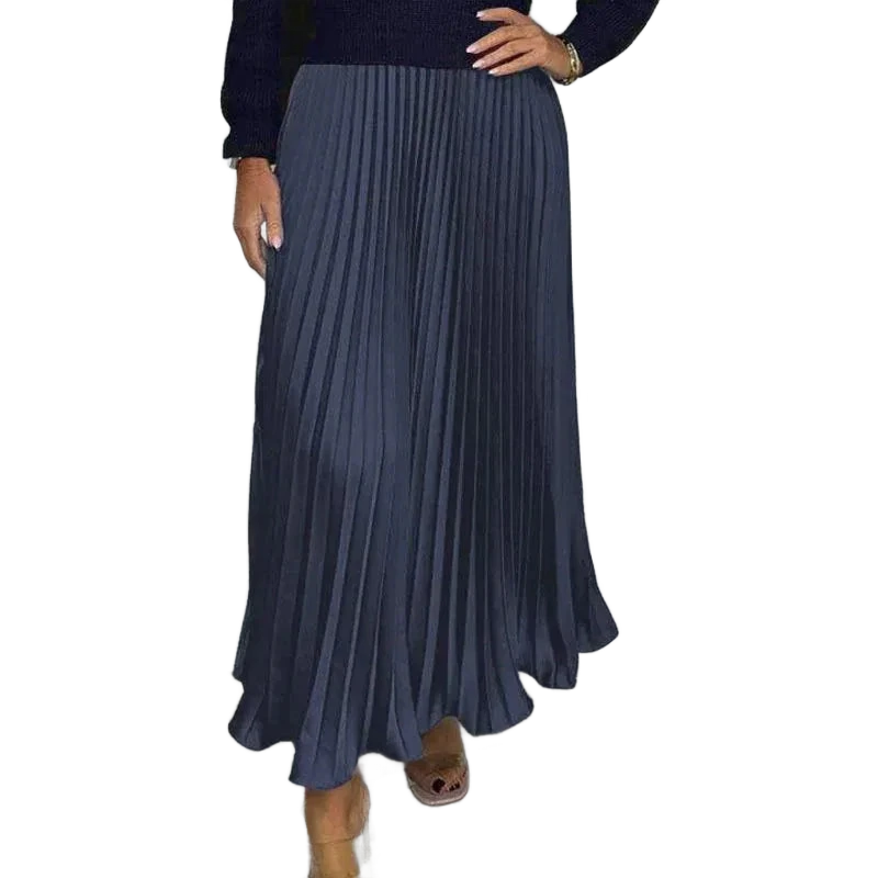 Claudia – Robe plissée avec pull