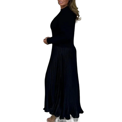 Claudia – Robe plissée avec pull