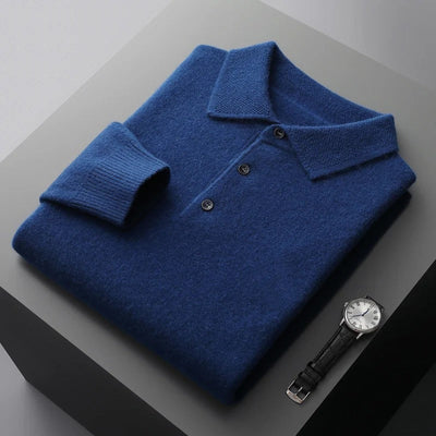 Rafael - Pull Polo en Cachemire